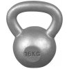 Gorilla Sports Kettlebell činka, liatinová, sivá, 16 kg