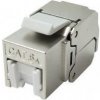 OXnet Keystone Cat5e, tieneny STP, 180st svork., tool free, do modular. patch panelov, strieborný KJ88F-CE-FS