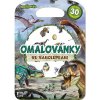 Nakladatelství Jiri Models Omalovánky se samolepkami Dinosauři