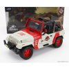 Jada Jeep Wrangler Rubicon Open - Jurassic World Movie 2015 1:24 Bílá Červená