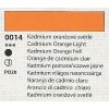 UMTON Olejové farby 20ml, rôzne odtiene Odtieň: 0014- Kadmium oranžová svetlá