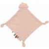 Usínáček Lässig Baby Comforter Little Universe Cloud powder pink (4066239102300)
