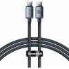 Baseus CAJY000601 Crystal Shine Series, USB-C - USB-C 100W, 1,2m, černý