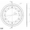 SUPERSPROX Reťazová rozeta SUPERSPROX RFE-853:50-BLK čierna 50T, 520
