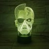 3Dmix 3DL-SL006 – 3D LED nočná lampa - Terminátor (Solar)