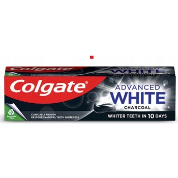 Colgate Advanced White bieliaca zubná pasta s aktívnym uhlím 75 ml