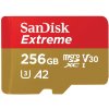 SanDisk Extreme MicroSDXC 256GB A2 C10 V30 UHS-I U3 (r190/w130) 121587 - Pamäťová karta + adaptér