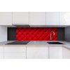 DIMEX | Dibond doska za kuchynskú linku | DBW-18060-070 Červený poťah | 180 x 60 cm + Dibond obkladová doska Dimex do kuchyne Červený poťah v rozmere 180 x 60 cm
