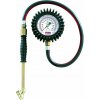 Tiptopol Číslicový manometer na kontrolu pneumatík (priemer 63 mm), 0-170 psi a 0-12 bar, dvojitý konektor