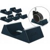 SADA: 5 x BLOKOVACIA STOPKA KOLIES PRE KANCELÁRSKE KRESLO, STOLIČKY SIM RACING 50 mm