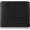 Brødrene pánska peňaženka z pravej kože, čierna