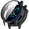 PROTEMIO 107633 PC FULL COVER Plastový kryt so sklom pre Garmin Vivoactive 6 modrý