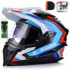 Motocyklová prilba LS2 MX701 Explorer C Frontier II Wh.Bl. L