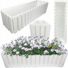 Prosperplast BOARDEE FENCYCASE W Truhlík 58x18x16,2cm bielý DDEF600W