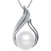 Olivie Strieborný náhrdelník sladkovodná perla 5096