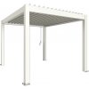 Oceľová pergola 3 x 3,5 biela