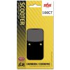 Zadné brzdové doštičky / obloženie SBS Daelim 125 S2 FI 2007 - 2015 směs CT