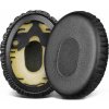 Náhradné náušníky pre slúchadlá Bose QuietComfort 3, OE/ON-EAR a OE1 - čierne, kožené