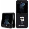 Karl Lagerfeld PU Saffiano Monogram Ikonik NFT Samsung Galaxy Z Flip 5 čierne