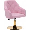 4Rico otočná stolička QS-BL14G ružová
