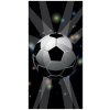 Carbotex · Bavlnená plážová osuška Futbalová lopta v žiare reflektorov - 100% bavlna s gramážou 350 g/m² - 70 x 140 cm