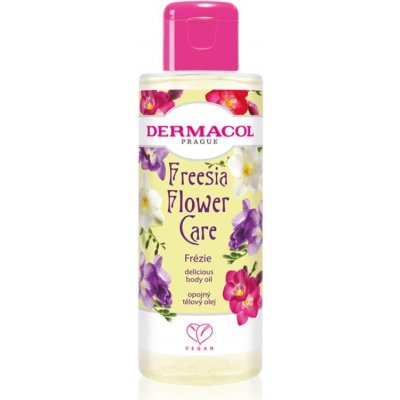 Dermacol Flower Care Freesia luxusný telový výživný olej 100 ml