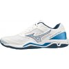 Pánska obuv na badminton/squash Mizuno Wave Phantom 3 - white/dark denim/blue jasper (44,5)
