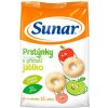 Sunar Detský snack Prstienky s príchuťou jablko 50 g