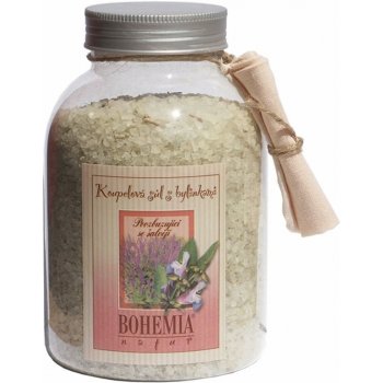 Bohemia Natur Šalvěj s bylinkami povzbuzující koupelová sůl 1,2 kg