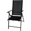 ST Leisure Equipment Stolička MININI ,čierna, záhradná, polohovateľná, 56x71x106 cm