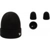 New Era čiapka NEW ERA Essential Cuff Beanie BLACK Veľkosť: Unisex, Farba: čierna