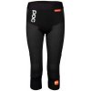 POC Cyklistické spodky - RESISTANCE LAYER TIGHTS JR - čierna/oranžová 140 cm