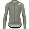 Assos MILLE GT LS Jersey S11 Evo, Edge Green Veľkosť: XXL Pánsky tenký cyklistický dres s dlhým rukávom