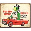 Plechová ceduľa Turtle Wax 30 cm x 38 cm