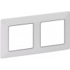 Legrand Valena Life - 2-násobný rámček (biely/chróm) 754032