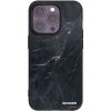 Picasee silikónový čierny obal pre Apple iPhone 14 Pro - Black marble