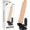 Basecock - realistic vibrator remote control flesh 21 cm -o- 4 cm