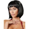 Cottelli Wig Bob Black, čierna parochňa krátky účes 28 cm