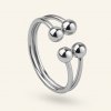 SilveAmo Strieborný prsteň Štyri guličky - 50mm K2.1196-50