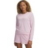 Dámska športová mikina cez hlavu Under Armour RIVAL TERRY CREW W ružová 1389659-647 - M