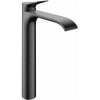 Hansgrohe Vivenis - Umývadlová batéria s výpusťou, EcoSmart, CoolStart, kefovaný čierny chróm - 75044340