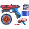 Mikro trading Pistole - 21 cm - s pěnovými náboji 6 ks a terčem