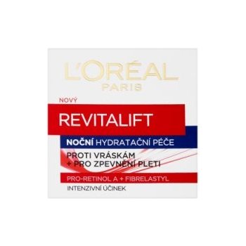 L'Oréal Revitalift nočný krém proti vráskam s elastínom 50 ml