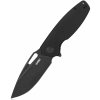 Kubey KU322C Tityus Black vreckový nôž 8,6 cm, Dark Stonewash, čierna, G10, spona