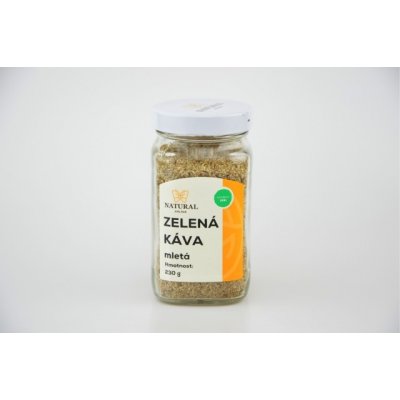 Natural Jihlava Natural káva zelená mletá 230g