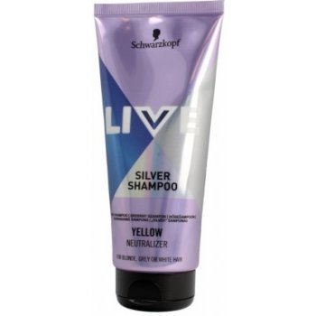 Live Silver Shampoo Anti-Yellow pre strieborný lesk vlasov 200 ml