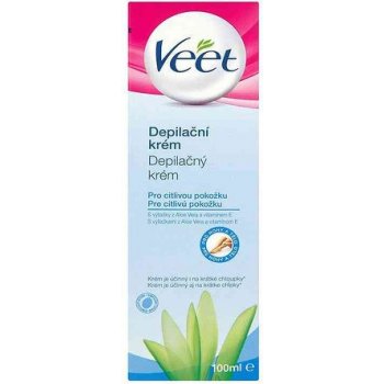 Veet Natural Inspirations depilačný krém pre citlivú pokožku 100 ml