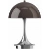 Louis Poulsen Prenosná lampa Panthella 160 V3, chrome original opal brown 5744613415