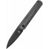 Kizer V4499C2 Feist(XL) Black vreckový nôž 8,5 cm, Black Stonewash, čierna, Micarta