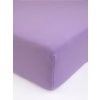 MKLozkoviny.sk Jersey plachta s elastanom Deluxe 140 × 200 cm – levanduľová
